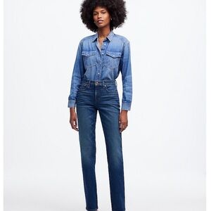 Madewell Women's Straight Leg Jeans - Blue